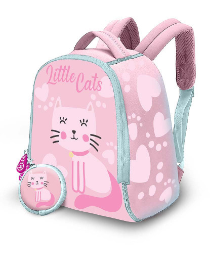 imagem de Mochila Neopreno 25Cm Gatinhos1