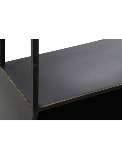 imagem de Espelho Metal Preto Com Gavetas3
