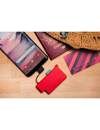 imagem de Veho Pokket 1000mah keyring sized powerbank - Red7