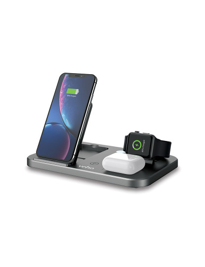 imagem de Veho DS-7 Qi wireless charging station with LED night light2