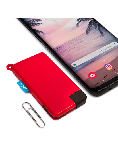 imagem de Veho Pokket 1000mah keyring sized powerbank - Red5