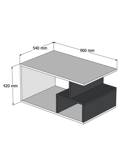 imagem de Mesa Apoio Arte Branco5