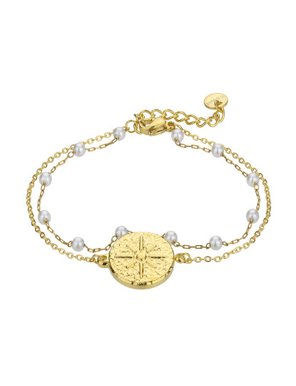 imagem de Pulseira de Senhora Dourado, branco1