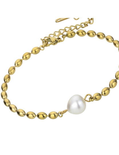 imagem de Pulseira de Senhora Dourado, Branco2