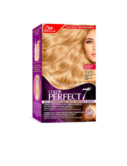 imagem de Wella Color Perfect 7 100% Cinza Cobertura #10/0-Loiro Ultra Claro1