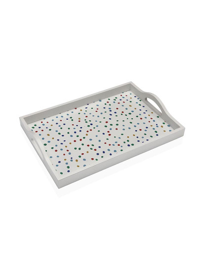 imagem de Tabuleiro Versa Dotty Madeira MDF 24 x 4,5 x 34 cm1