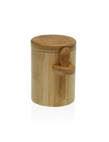 imagem de Açucareiro Versa Cerâmica Bambu Aço 7,5 x 10,3 x 10 cm1