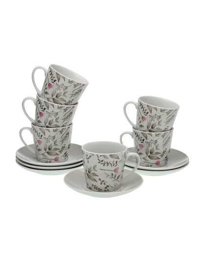 imagem de Conjunto de 6 Chávenas com Prato Versa Caprice Porcelana1