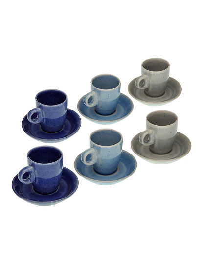 imagem de Conjunto de Chávenas de Café Versa Cerâmica (3,6 x 6,6 x 5,5 cm) (12 Peças)1