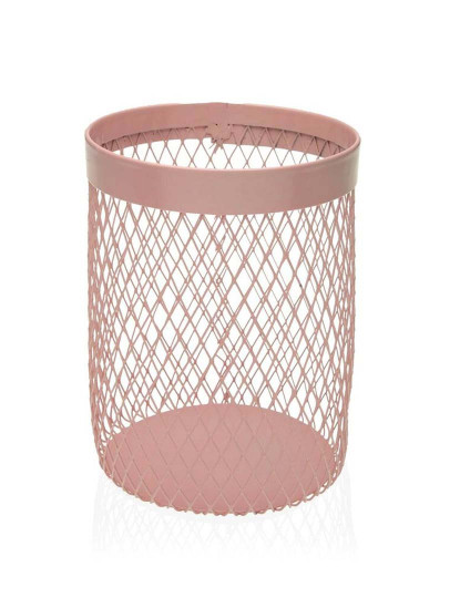 imagem de Recipiente para Utensílios de Cozinha Versa Cor de Rosa Aço 11,5 x 15,5 x 11,5 cm2