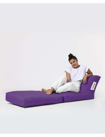 imagem de Pufe Sofá Cama Siesta Roxo6