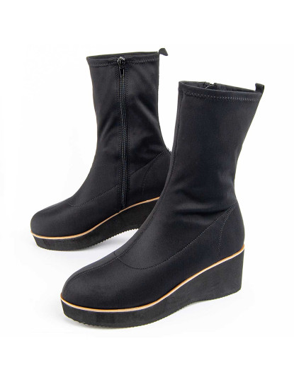 imagem de Botins com Salto Senhora Preto1