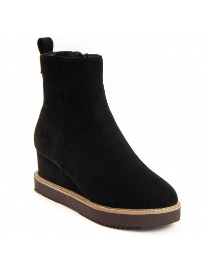 imagem de Botins com Salto Senhora Preto3