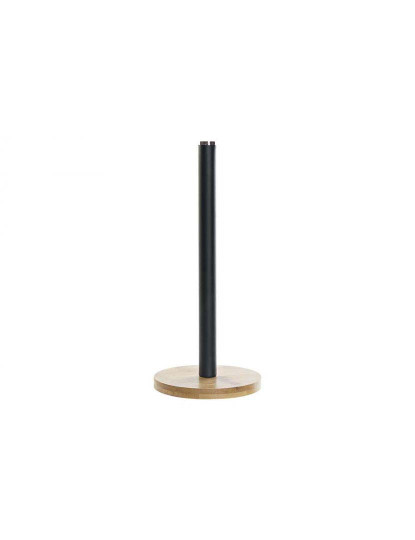 imagem de Porta-Rolos Cozinha Inox Bambu Preto 1