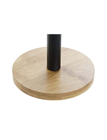 imagem de Porta-Rolos Cozinha Inox Bambu Preto 3