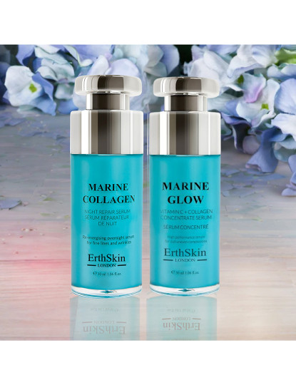 imagem de Soro Reparador Noturno De Colágeno Marinho 30Ml<br>Marine Glow Vitamina C + Soro Concentrado De Colágeno 30Ml3