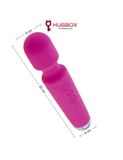 imagem de Vibrador Wand - 20 programas e 8 velocidades - 160 opções de vibração - Rosa4