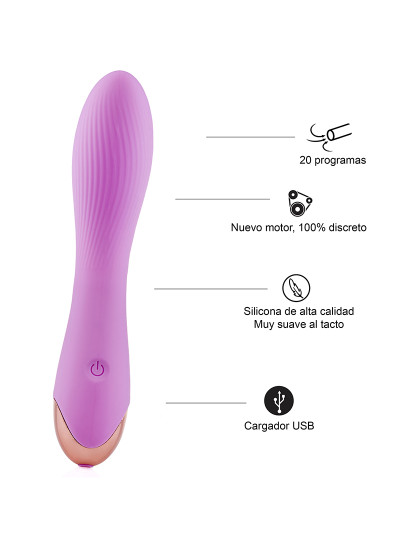 imagem de Vibrador Feminino - Ponto G - 20 programas - Rosa2