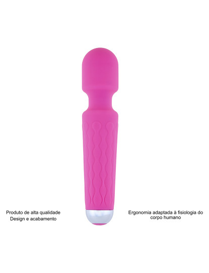 imagem de Vibrador Wand - 20 programas e 8 velocidades - 160 opções de vibração - Rosa3