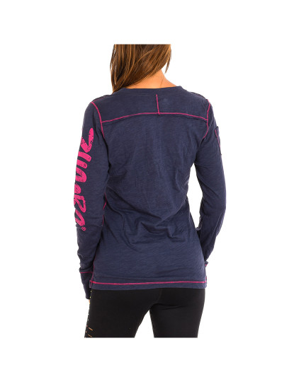 imagem de Sweatshirt Senhora Navy-fuchsia3