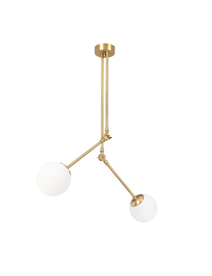 imagem de Candeeiro Teto Cambaz-3452 Dourado Branco1