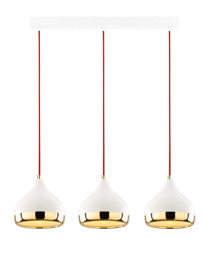 imagem de Candeeiro Teto Yldo-6876 Branco Vermelho Dourado5