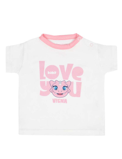 imagem de T-shirt Menina Branca Love You1