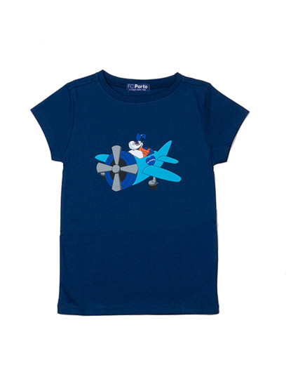 imagem de T-shirt Azul Mascote Aviont1