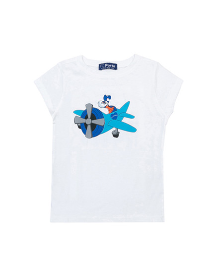 imagem de T-shirt Branca Mascote Avio 1