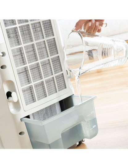 imagem de Climatizador Evaporativo InnovaGoods 4,5 L 70W Cinzento8