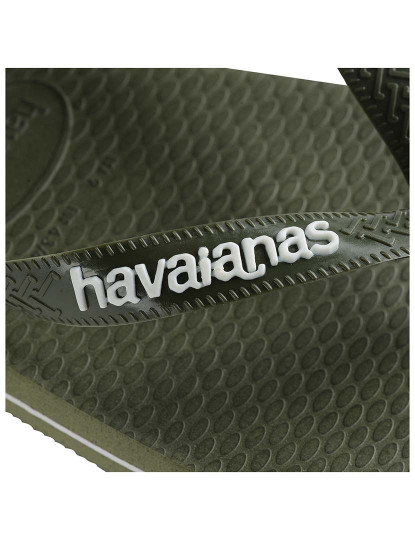 imagem de Havaianas Logo Filete Homem Musgo e Branco4