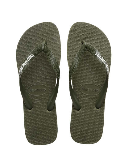 imagem de Havaianas Logo Filete Homem Musgo e Branco1