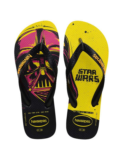 imagem de Havaianas Star Wars Unisexo Preto e Amarelo1