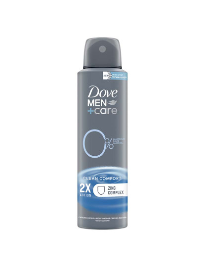 imagem de Desodorizante Spray Men Clean Comfort Dove Men 0% Alumínio1