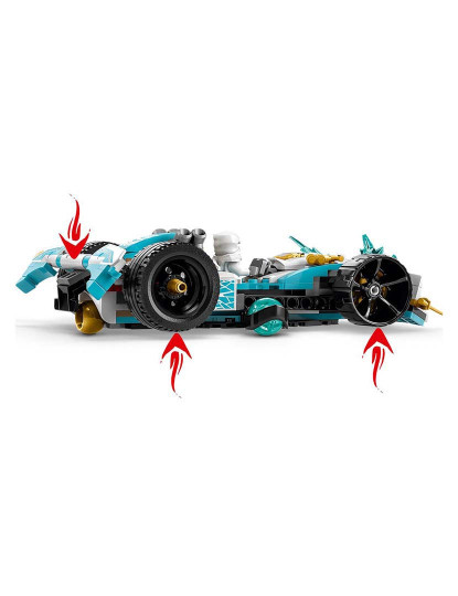 imagem de Lego Ninjago Carro Corridas Spinjitzu Zane 717918
