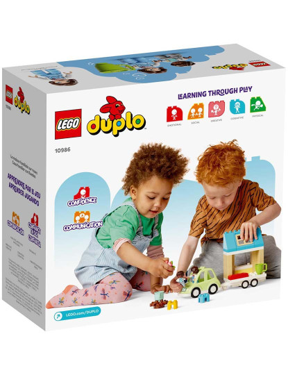 imagem de Lego Duplo Casa Familiar Com Rodas 109866