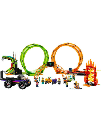 imagem de Lego City Arena De Acrobacias Com Loop Duplo 603392