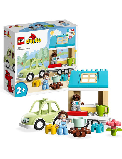 imagem de Lego Duplo Casa Familiar Com Rodas 109861