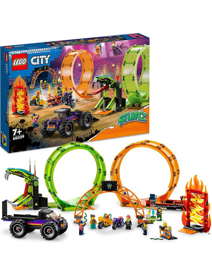 imagem de Lego City Arena De Acrobacias Com Loop Duplo 603391