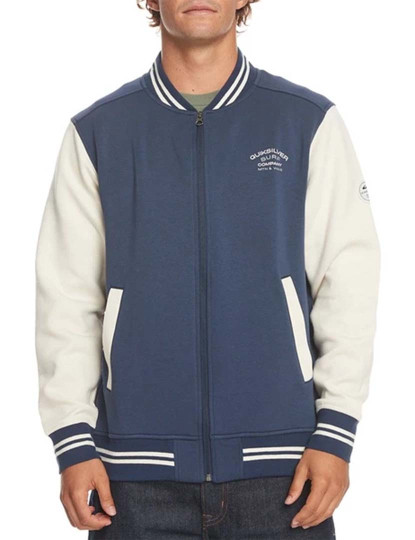 imagem de Camisola Homem Fleece Bomber Azul1