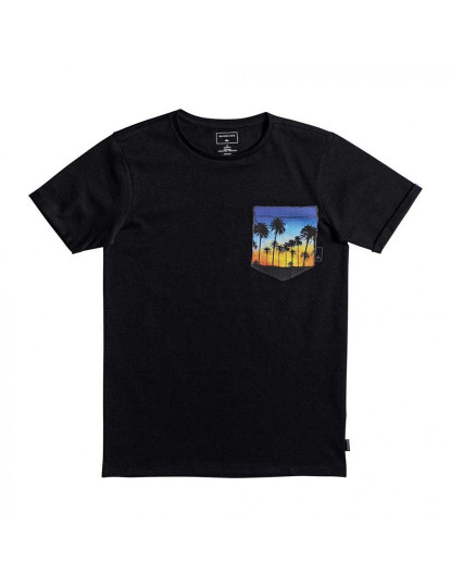 imagem de T-Shirt Rapaz Ss Classic Tee Quadro Glide Yt Preto1