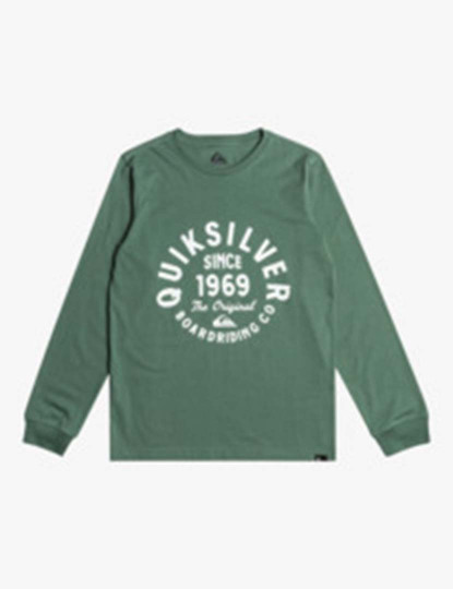 imagem de Longsleeve Rapaz Circled Script Front Ls Yth Verde1