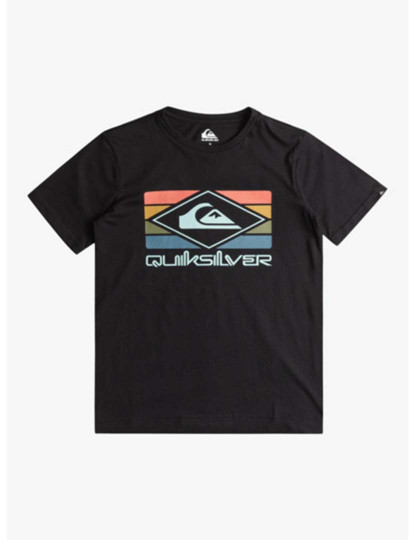 imagem de T-Shirt Rapaz Qs Rainbow Ss Yth Preto1