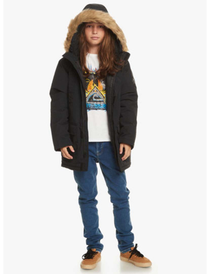 imagem de Colete Rapaz Gum Heavy Parka Youth Preto1