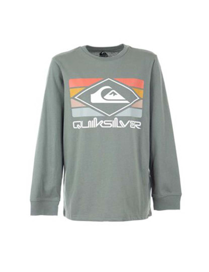 imagem de Longsleeve Rapaz Qs Rainbow Ls Yth Verde1