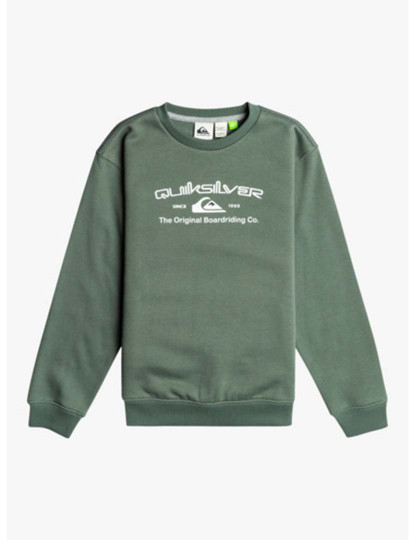 imagem de Pullover Rapaz Graphic Crew Youth Verde1