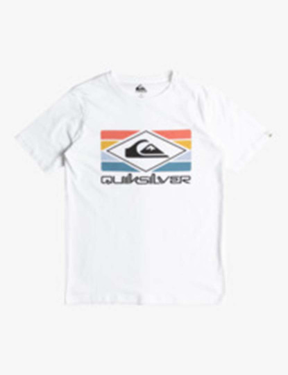 imagem de T-Shirt Rapaz Qs Rainbow Ss Yth Branco1