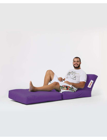 imagem de Pufe Sofá Cama Siesta Roxo4