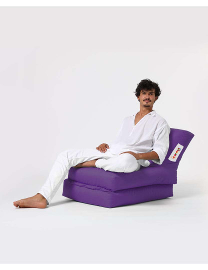 imagem de Pufe Sofá Cama Siesta Roxo9