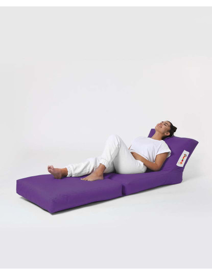 imagem de Pufe Sofá Cama Siesta Roxo5